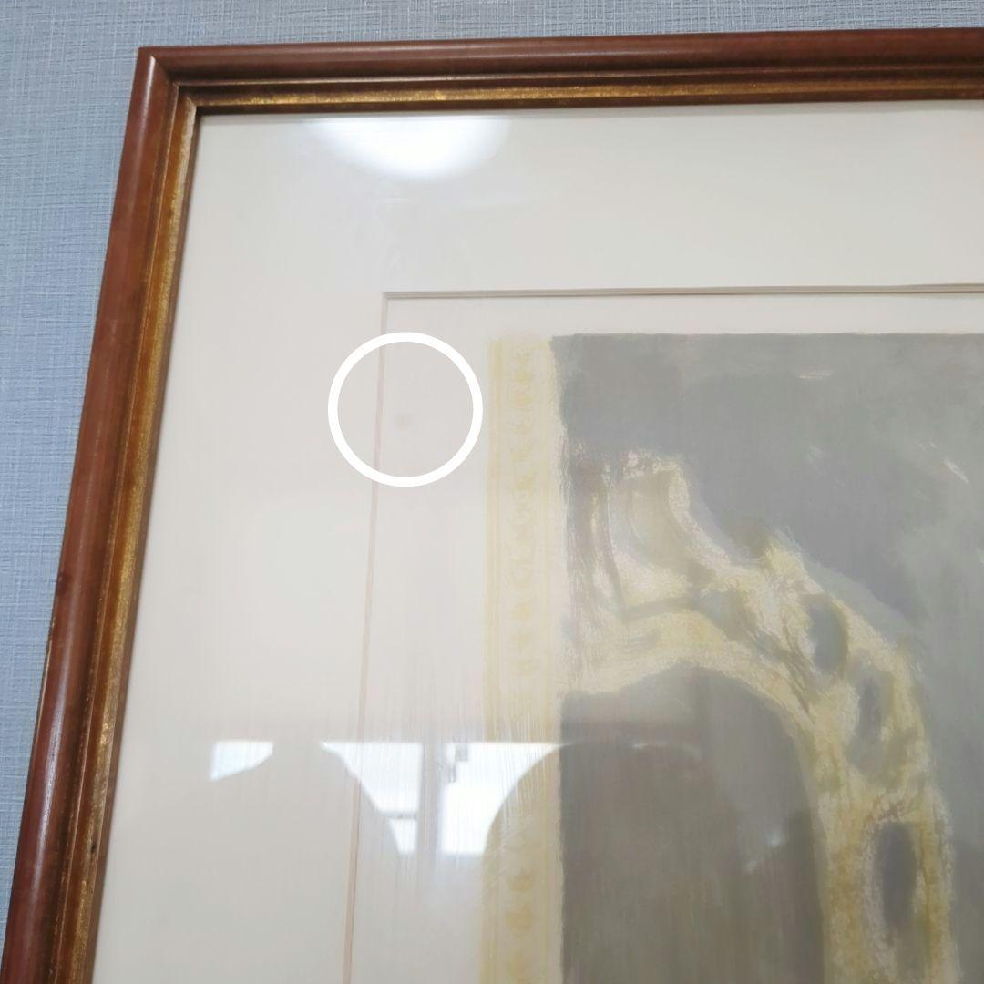 【希少】アンドレ ブラジリエ　リトグラフ　鏡を透して　サイン入り 9/150