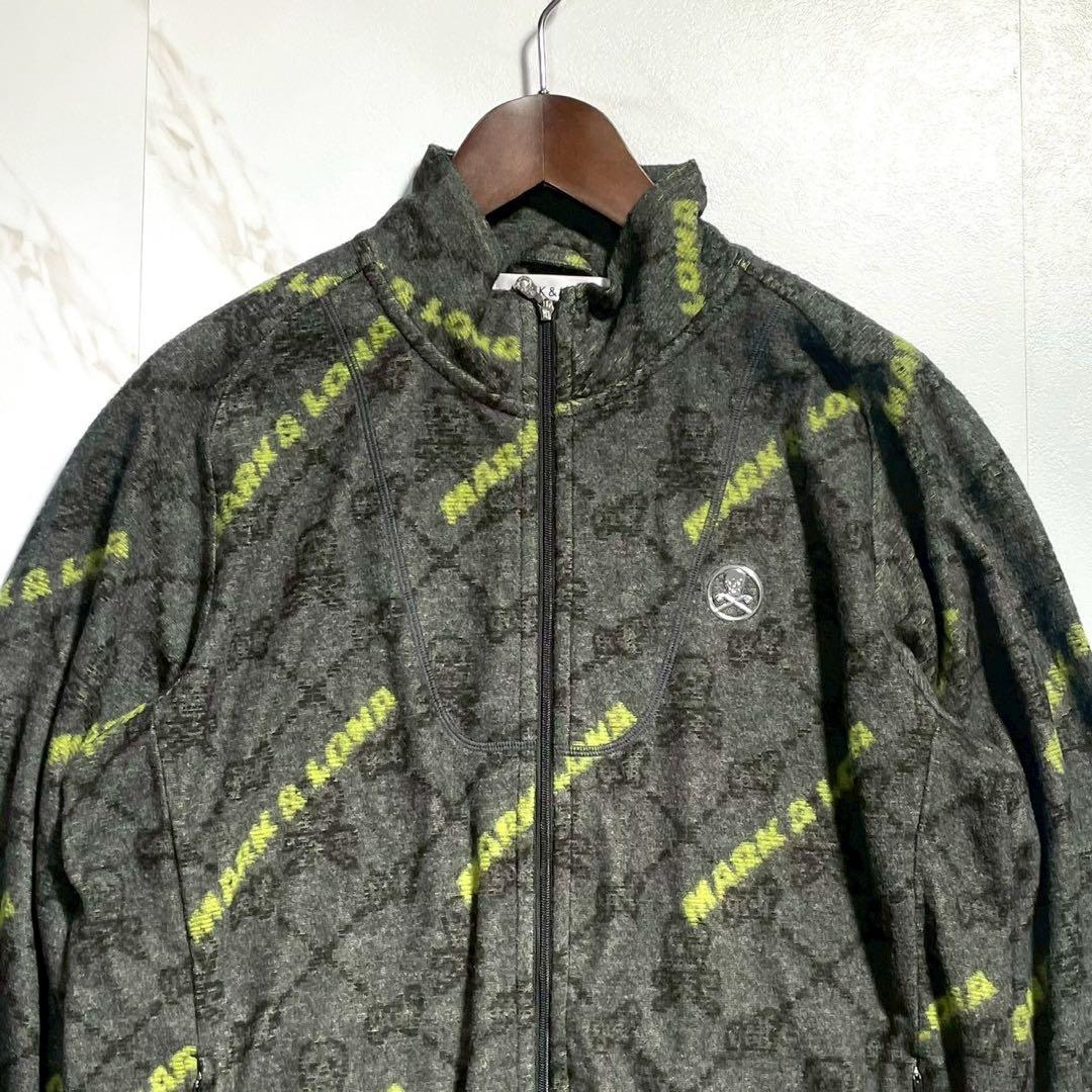 MARK&LONA ジップジャケット スカル ゴルフウェア メンズ サイズ48