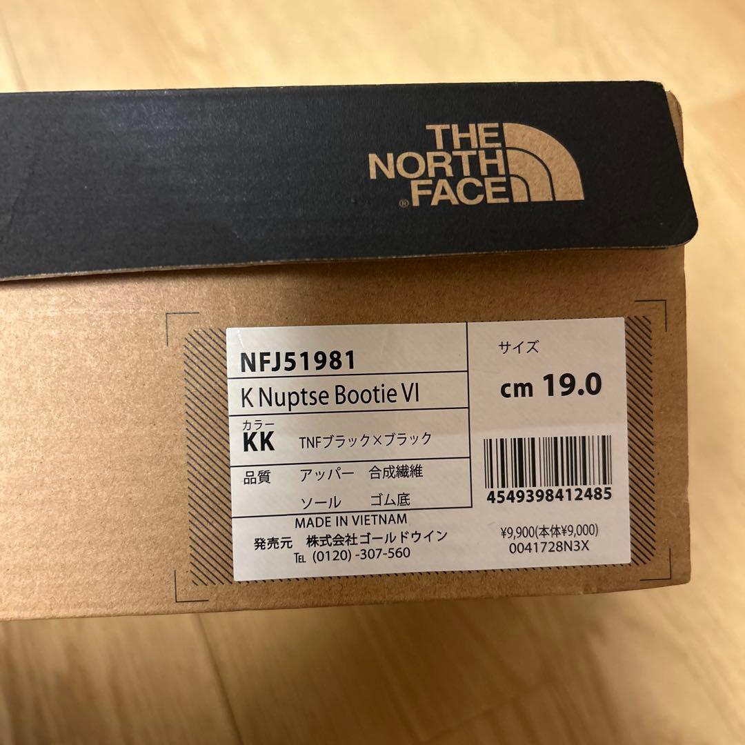 The North Face ヌプシブーツ ブラック 19cm キッズブーツ