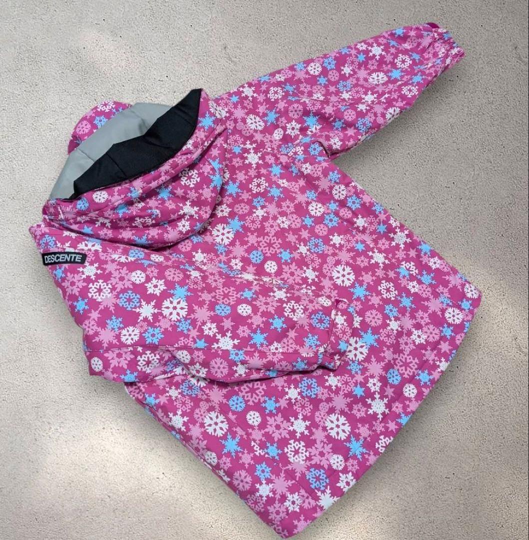【美品】DESCENTE ヒートナビ スキーウェア 140cm