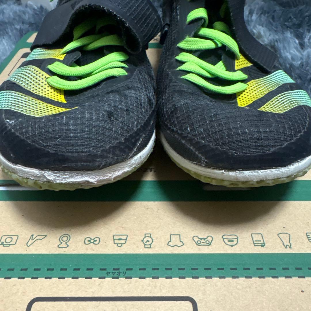 陸上競技用スパイクシューズ 走高跳 ブラック/グリーン