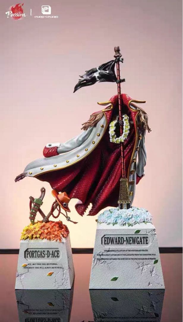 ワンピース　白ひげ　エースの墓　ガレージキット　フィギュア　完成品