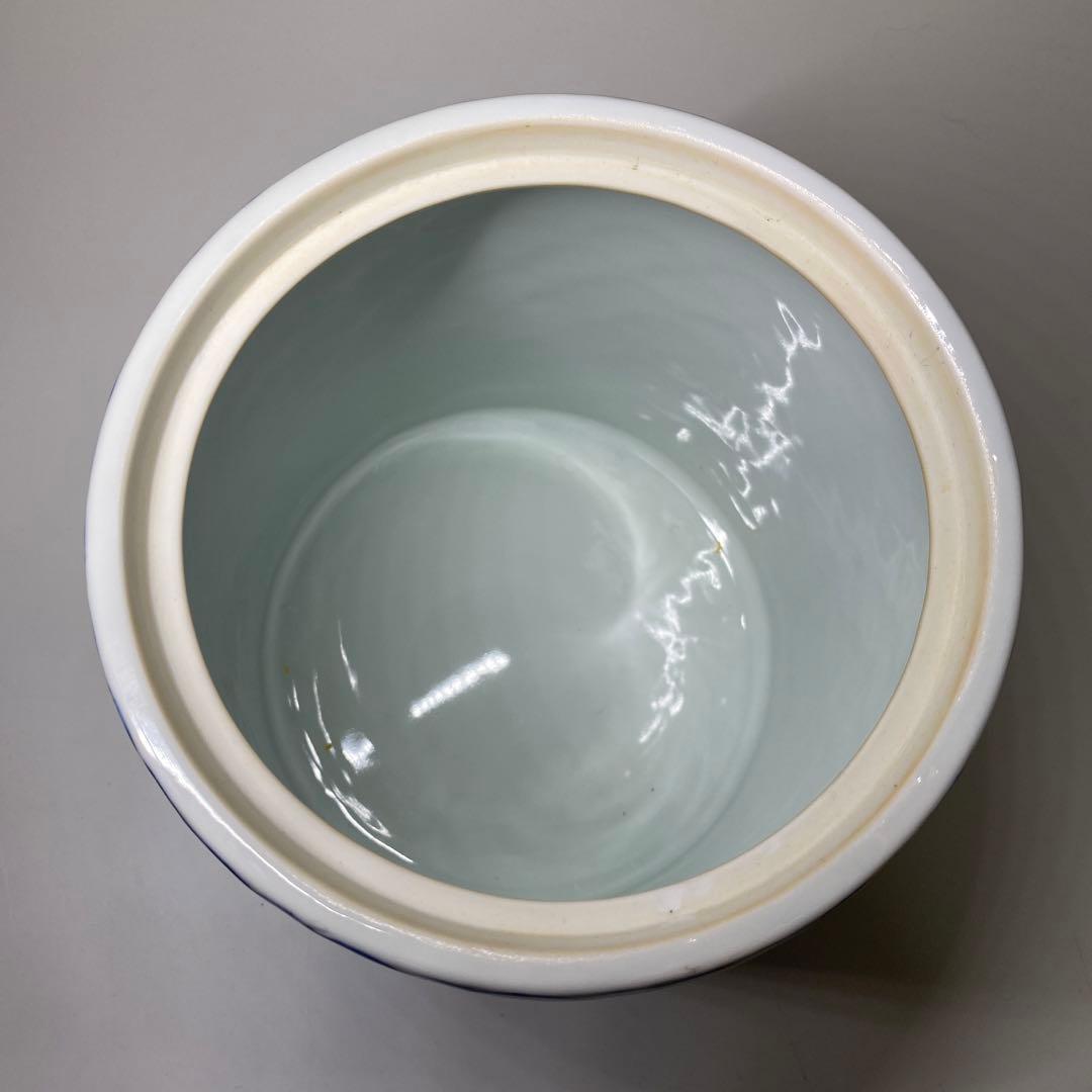 【茶道具】喜兵衛造　青海波水指（共箱）