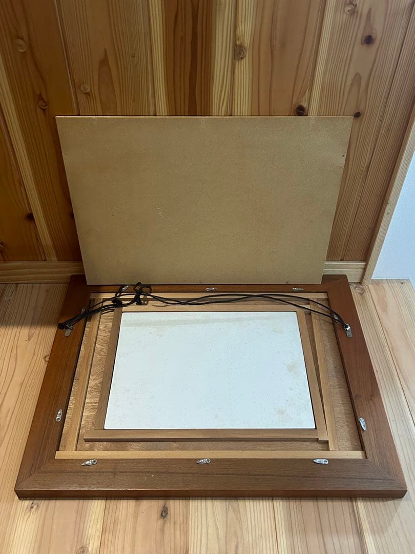 【ヨーロッパの教会】　日展作家　辻毅彦　作　陶板　日展作家　師井上萬二　上位作