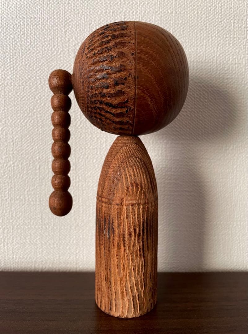 ペア 石原 日出男 Hideo 創作 こけし 可愛い レトロ kokeshi