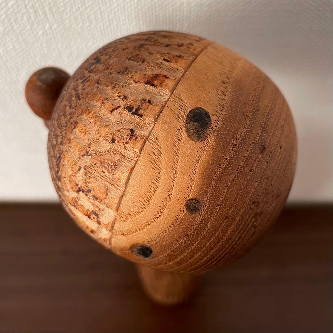 ペア 石原 日出男 Hideo 創作 こけし 可愛い レトロ kokeshi