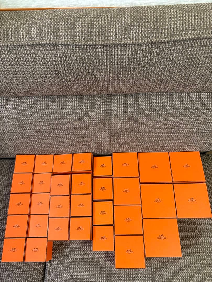 正規品　エルメス　アクセサリーリングなど入れ　空箱ケース　31個セット