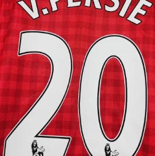 12/13 マンチェスターU ホーム 長袖 20番 ファン・ペルシ