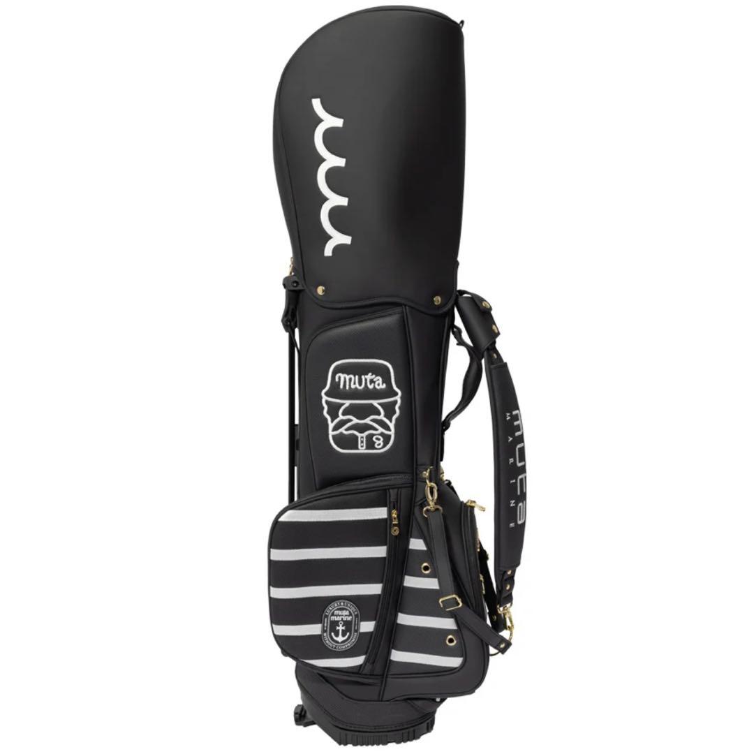 新品★219,450円 キャディバッグ＆ヘッドカバー5個セット ムータマリン 黒