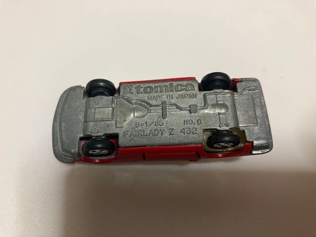 トミカ　No.6 黒箱　日本製　ニッサン　フェアレディZ432 赤　1Aホイール