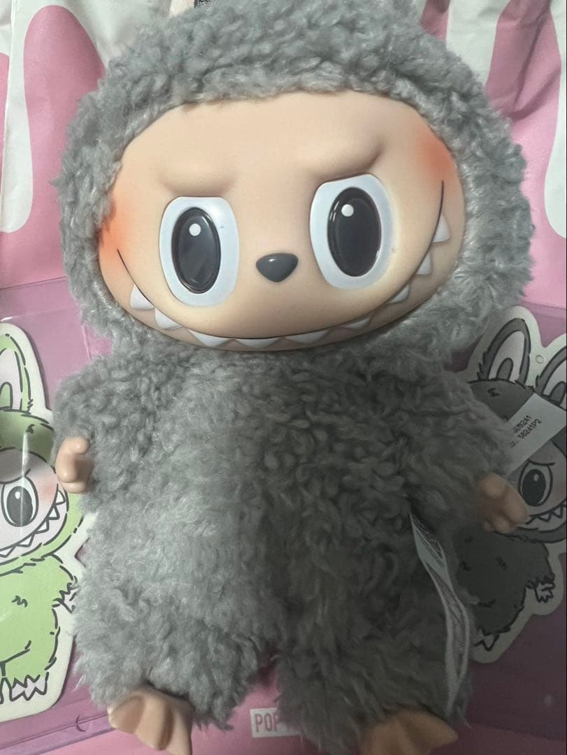 マカロン ラブブ　sesame bean シーソルト 4体セット バラ可