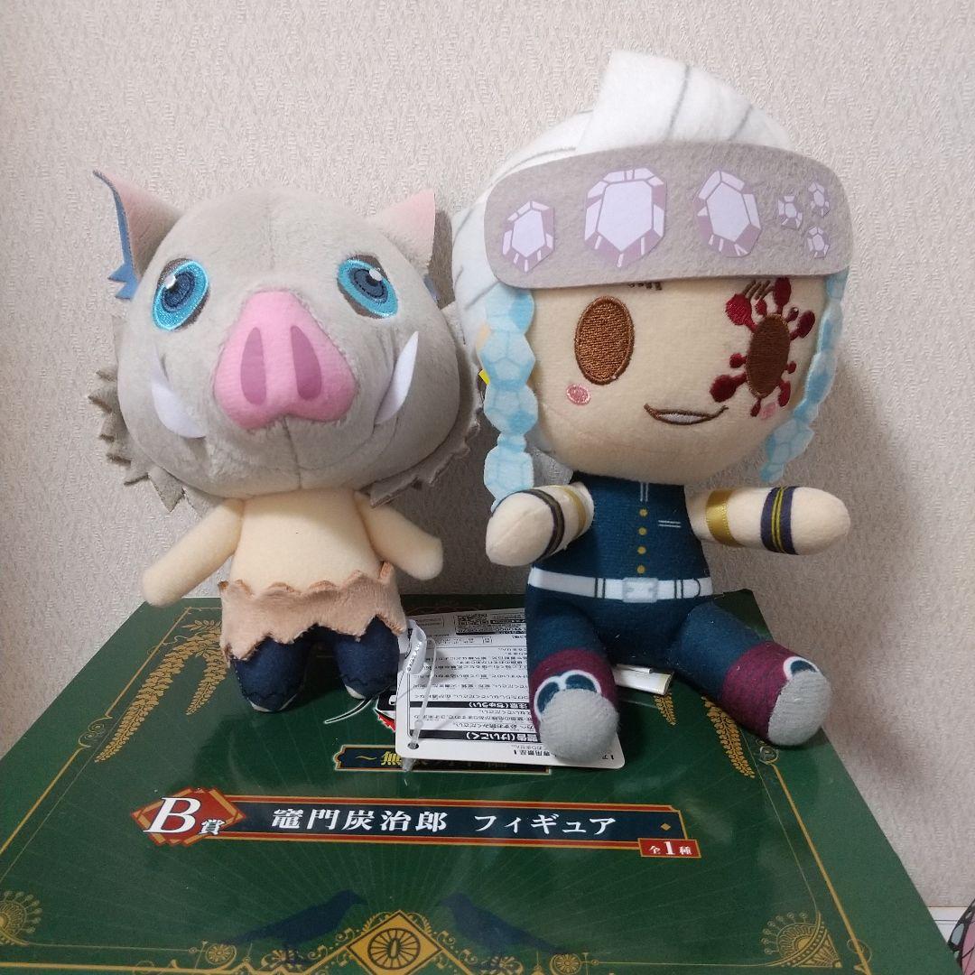 鬼滅の刃フィギュア、ぬいぐるみセット