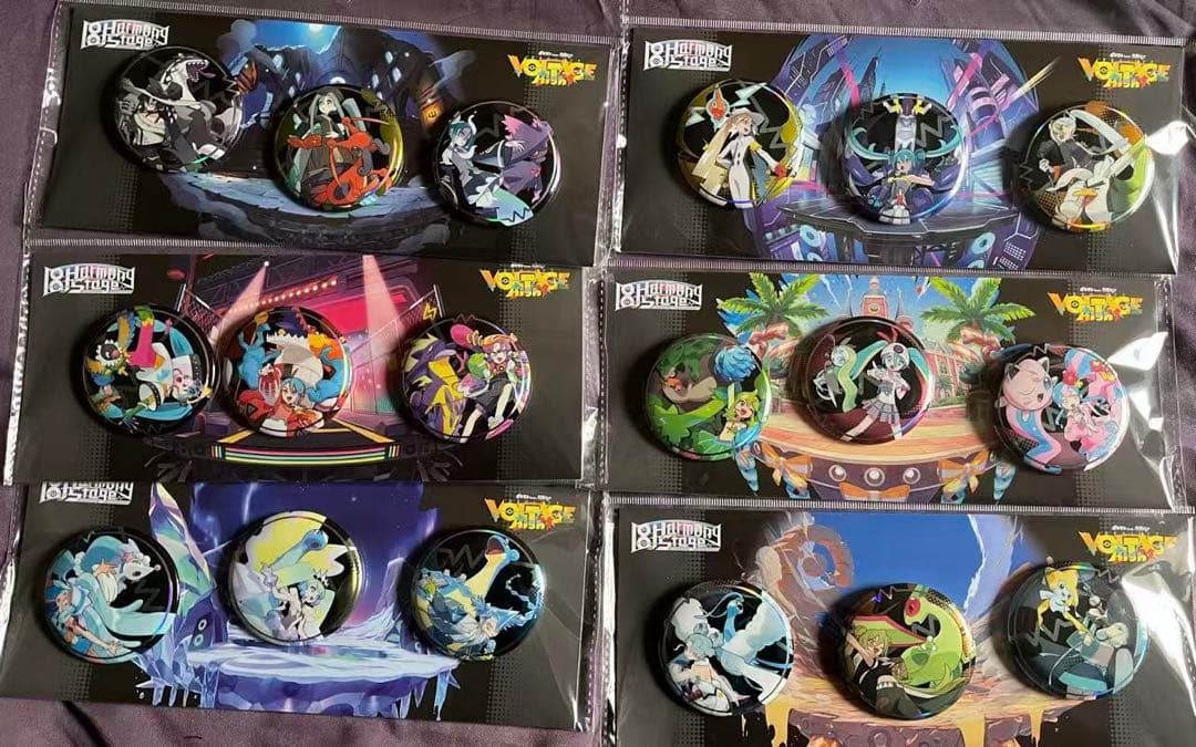 つながるアクリルスタンドコレクション ポケミク 18 BOX+缶バッジセット