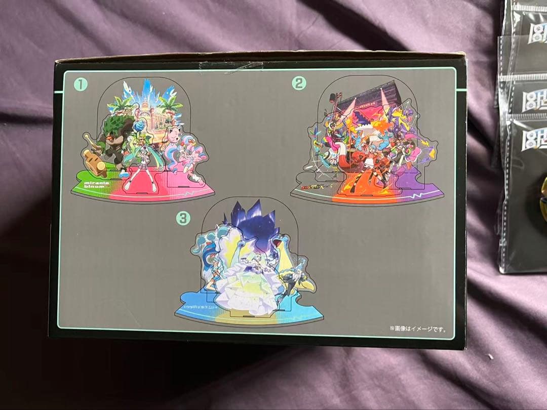 つながるアクリルスタンドコレクション ポケミク 18 BOX+缶バッジセット