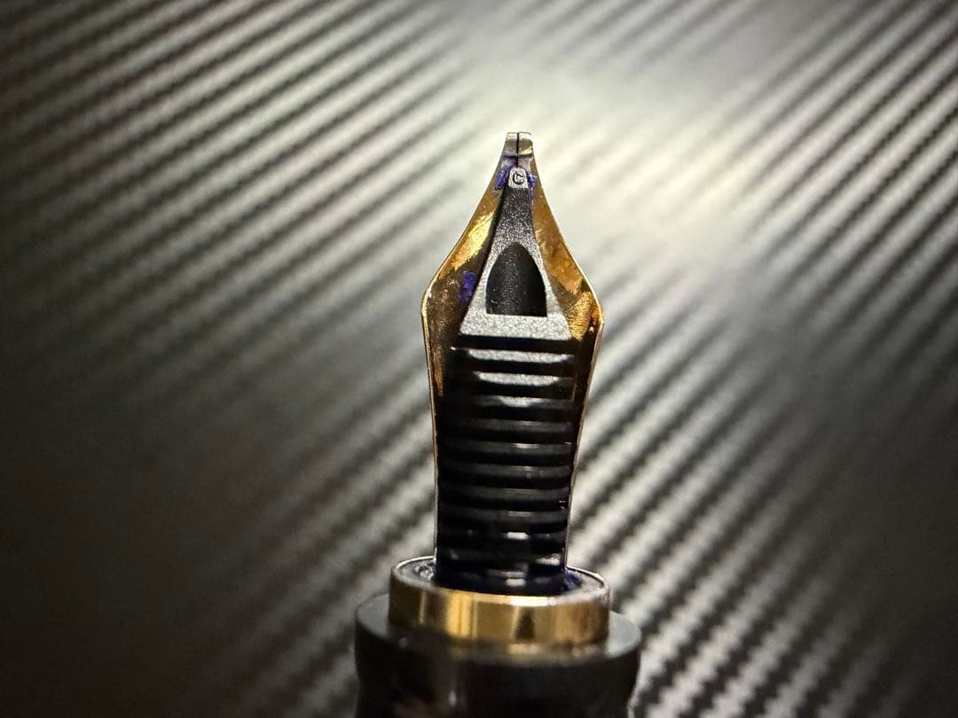 美品 モンブラン ボエム ヴェール 万年筆 BB 極太字