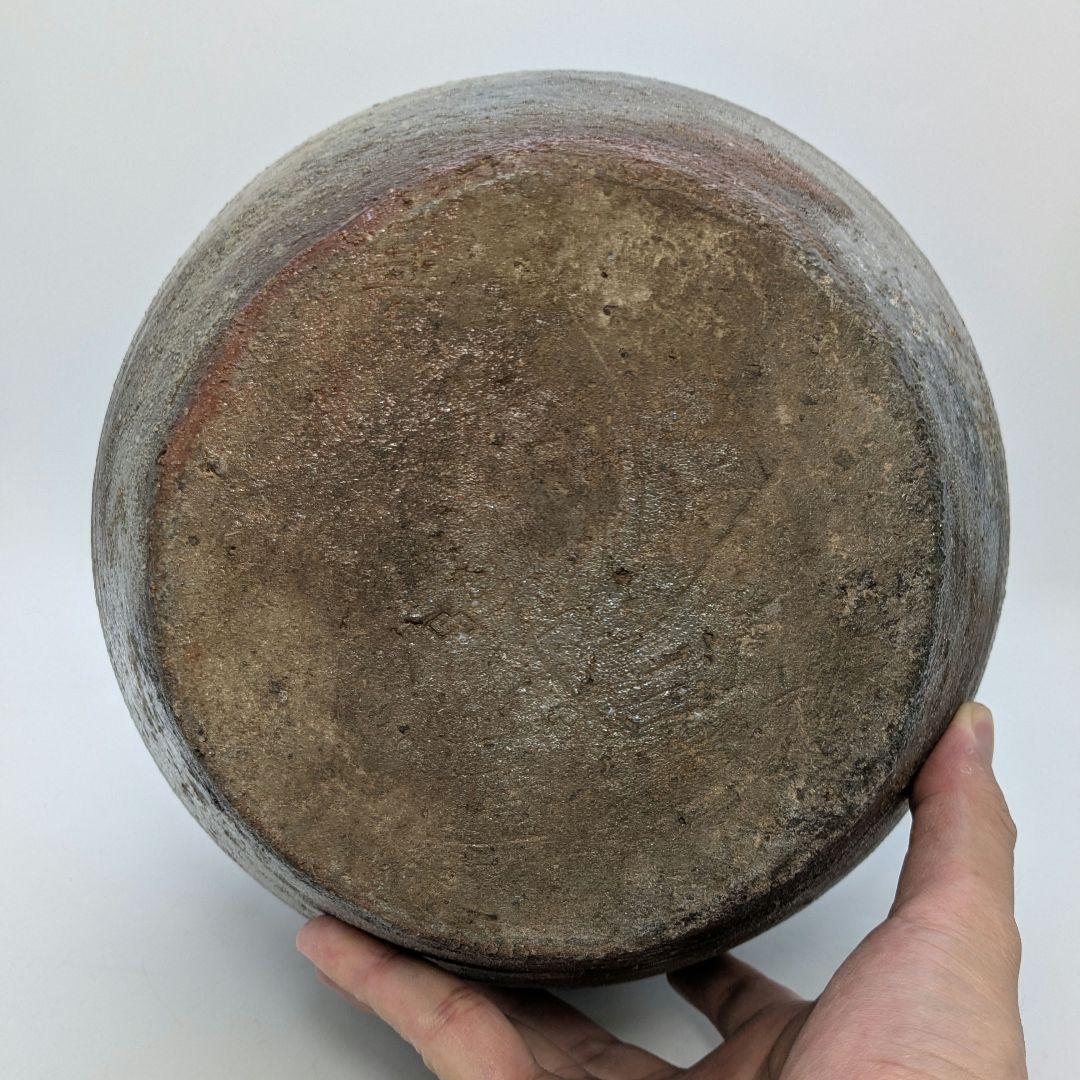 小西陶古 備前焼 四耳壺 四耳壷 つぼ 花器 フラワーベース 花入 花瓶 置物