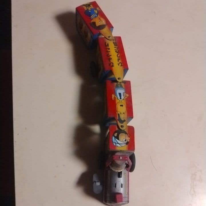 ひょっこりひょうたん島。美品。ブリキ列車。当時物　昭和レトロ