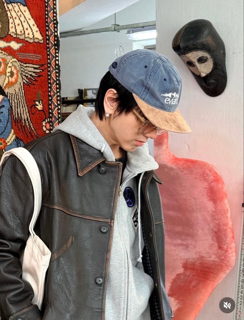 Petals　マウスラビット　パーカー　グレー　イェソン　韓国