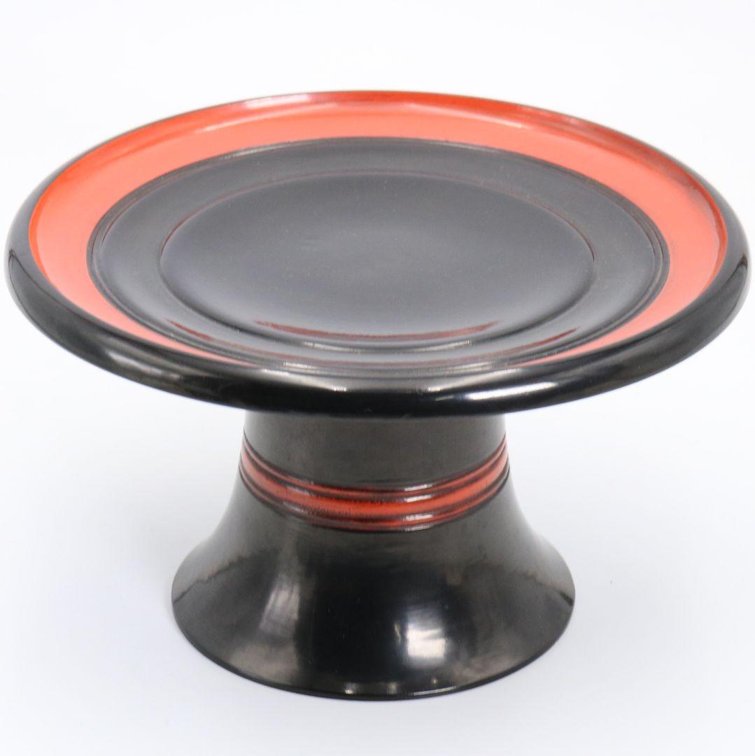 独楽菓子器 高杯 表千家十二代家元 惺斎書付　C749