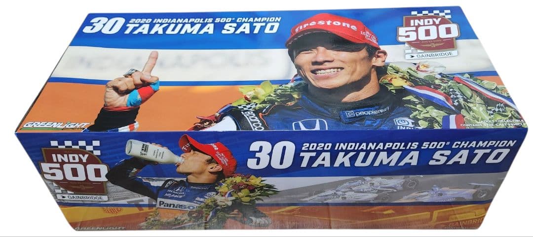 グリーンライト 1/18 2020年 インディ500優勝 佐藤琢磨