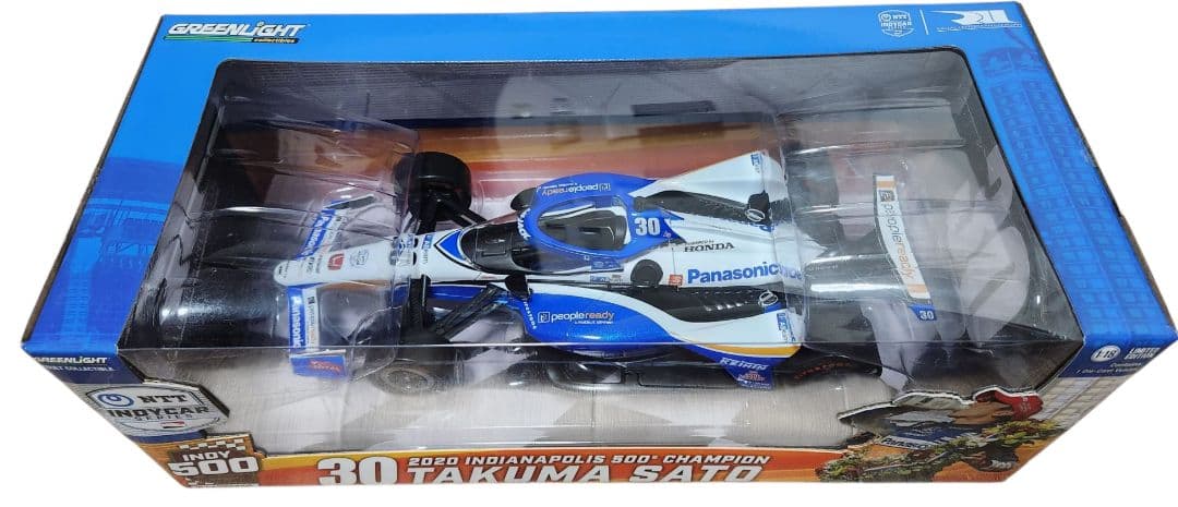 グリーンライト 1/18 2020年 インディ500優勝 佐藤琢磨