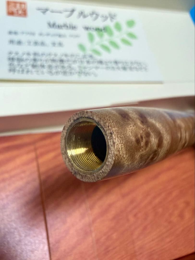 新品　真鍮タイプ　工房楔 ルーチェペン　ボールペン　 マーブルウッド　ペンシル楔
