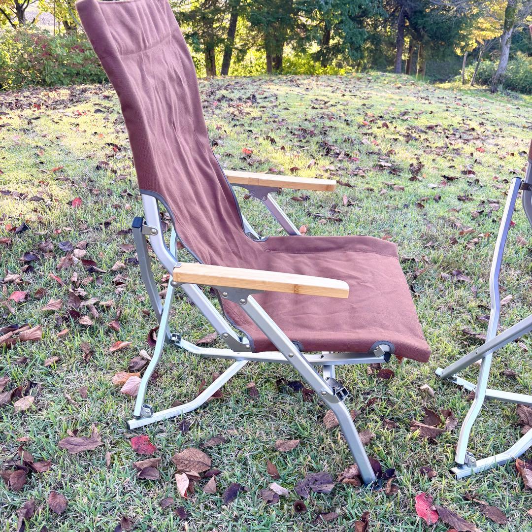 【美品】 peak スノーピーク ローチェア30 ブラウン