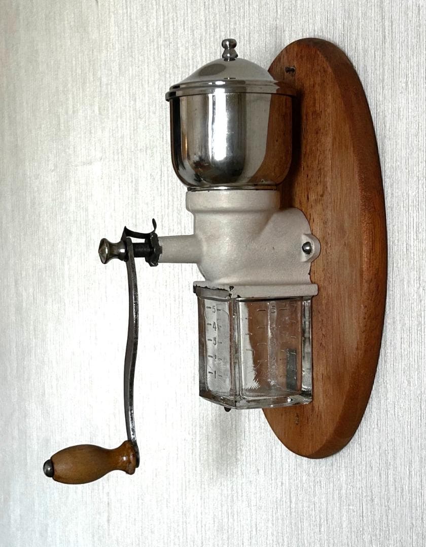 フランス　壁掛け　プジョーコーヒーミル　ブロカント　古道具　アンティーク