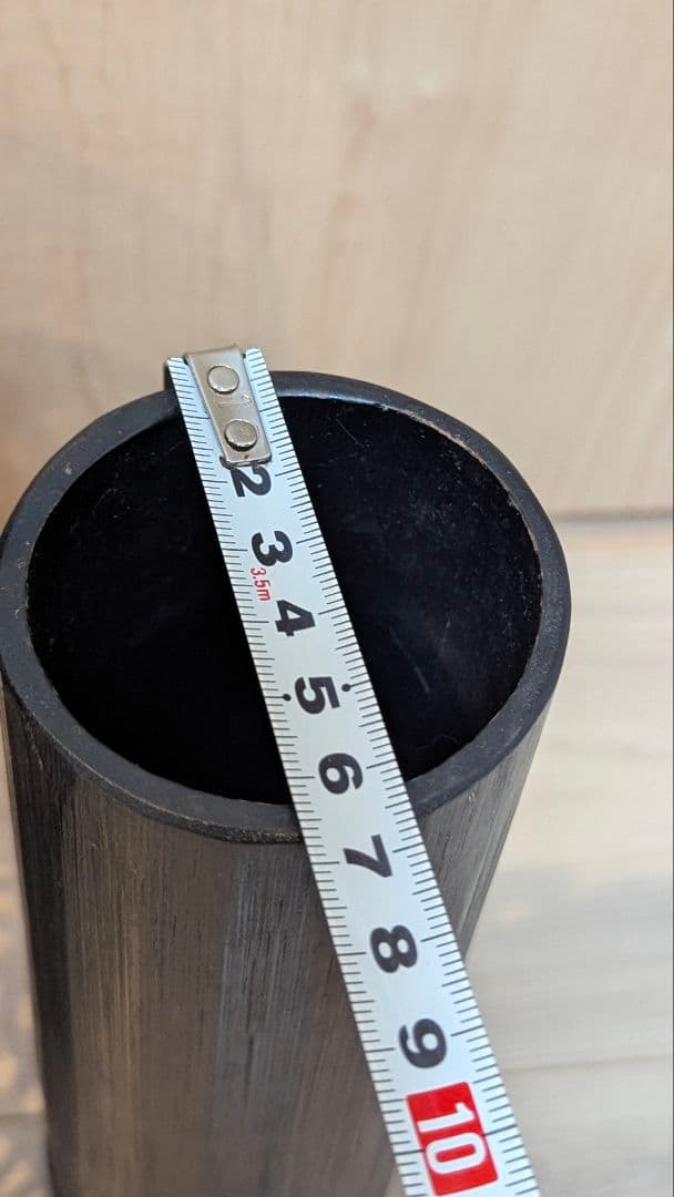 花籠　天目朝顔寸胴　花かご　美品　茶道　華道　フラワーベース　竹籠　花瓶