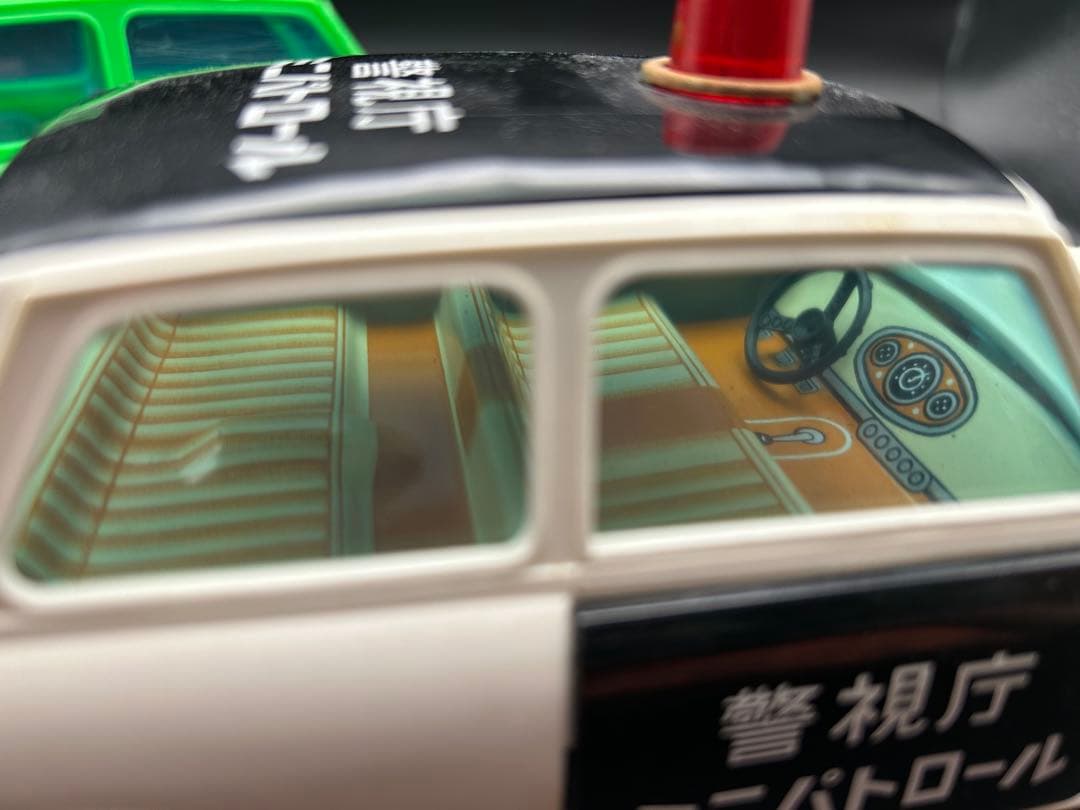 日本製 DAIYA ブリキ　ミニクーパー　警視庁ミニパト　ヴィンテージミニカー