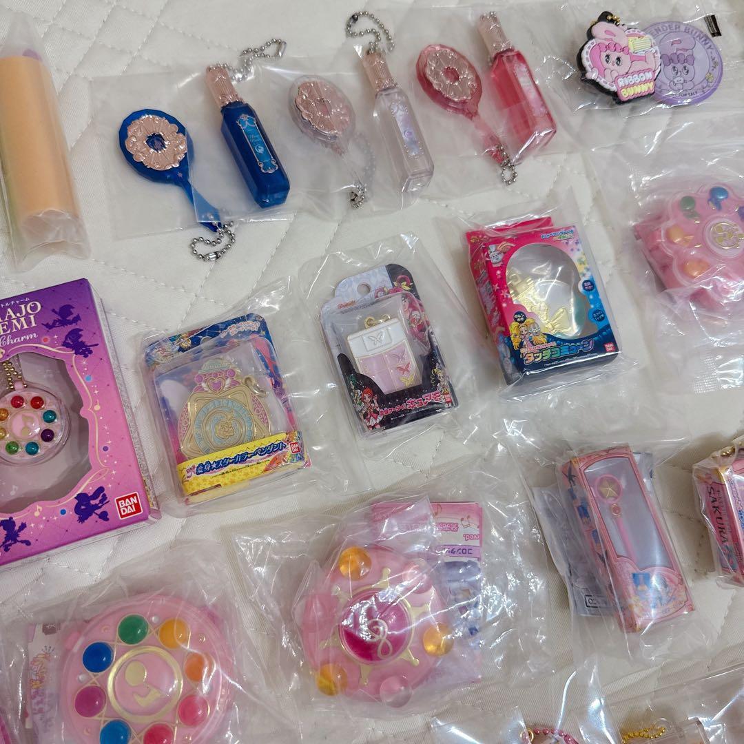 【68点セット】コスメ・平成女児・ピンク系統・レア キーホルダー まとめ売り
