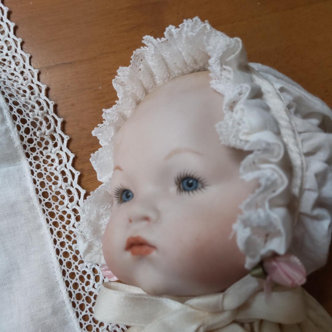 アーモンドマルセルタイプ　ベビードール　アンティーク風　人形　ブロカント　蚤の市