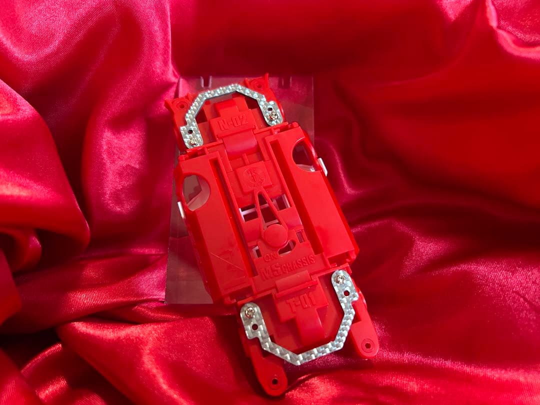 Ｎｏ．2 ミニ四駆 MSフレキ レッドシャーシ パーフェクトセット