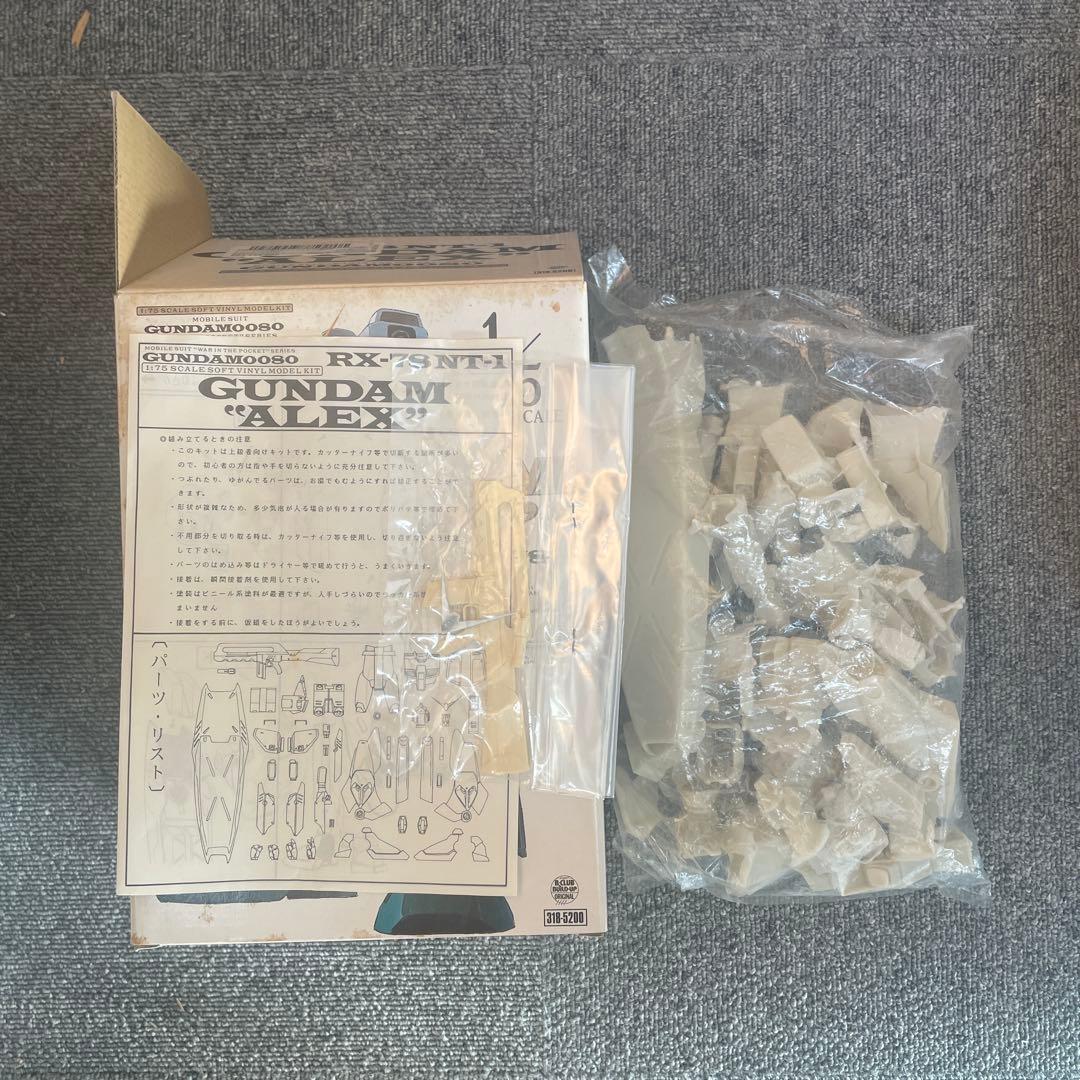 専用出品Bクラブ1/75アレックス、ズゴッグEソフビセット　未組立品
