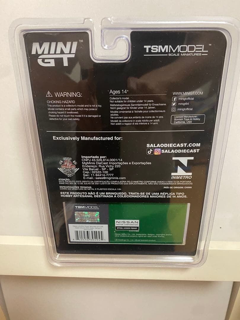 MINI GT Nissan LB-ER34 ブラジル限定　グリーンクローム