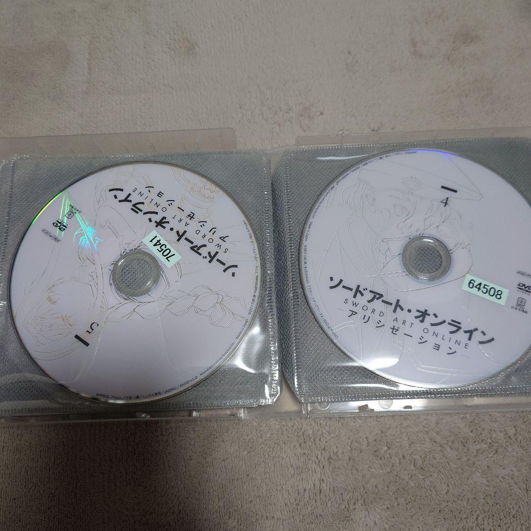 ソードアートオンライン　sao レンタルDVDセット