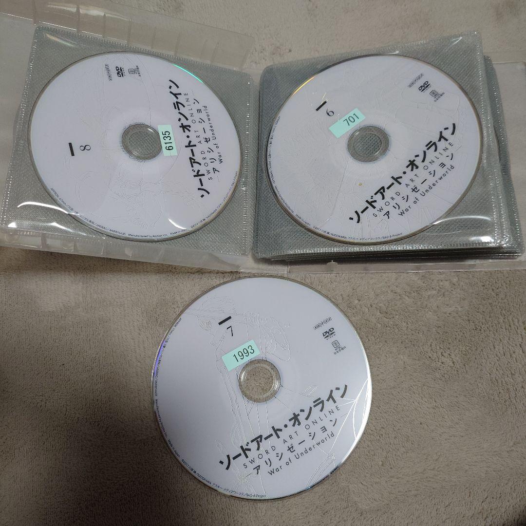 ソードアートオンライン　sao レンタルDVDセット
