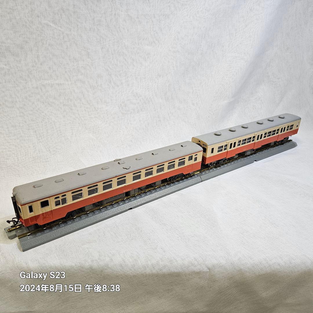 古物HOゲージ 鉄道模型 2両　レール　パワーパックセット