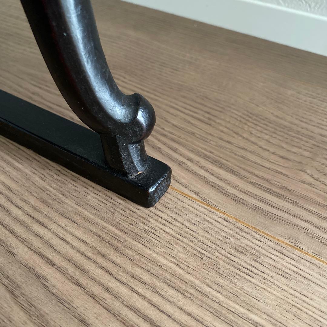 アンティーク骨董　李朝　朝鮮家具　ソバン 小盤　お膳　虎脚　机　花台　飾り台