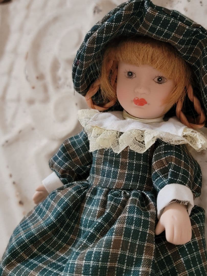 新品未使用　デッドストックヴィンテージ　ビスクドール　ミニョネット　２体セット