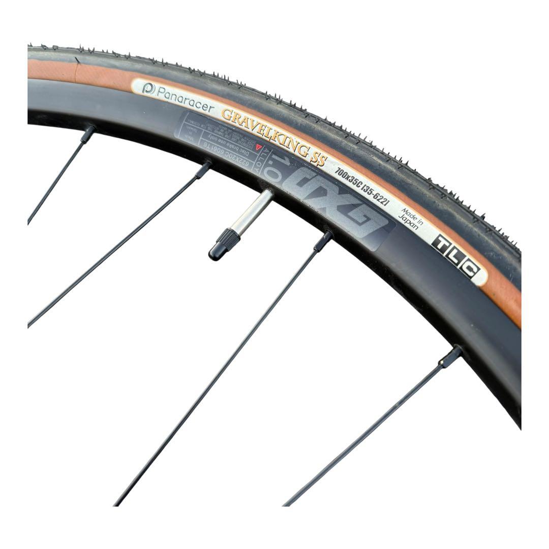 ディスクブレーキ用ロード／グラベルホイールセット 700×35C タイヤ付き