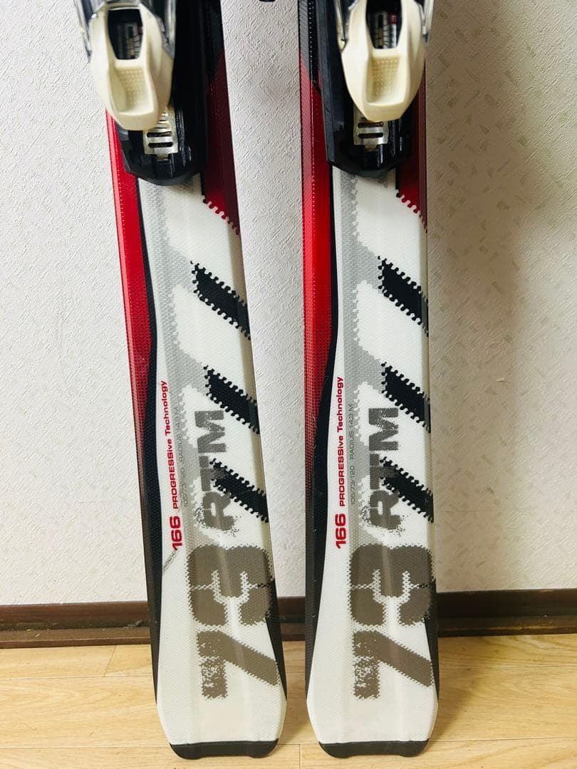 VOLKL フォルクル RTM73 166cm スキー板　ビンディングセット