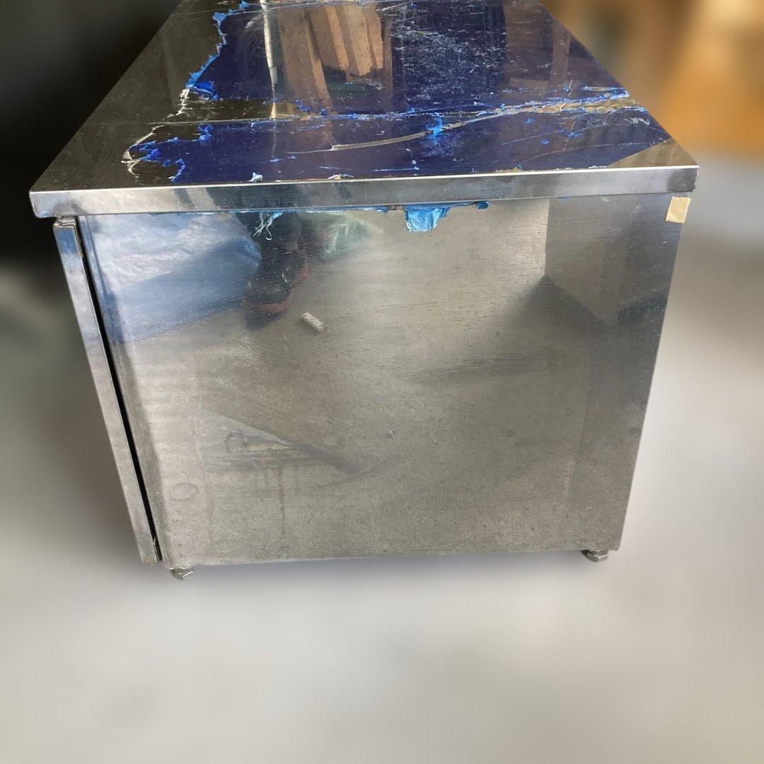 ステンレス製作業台 両開き扉付き