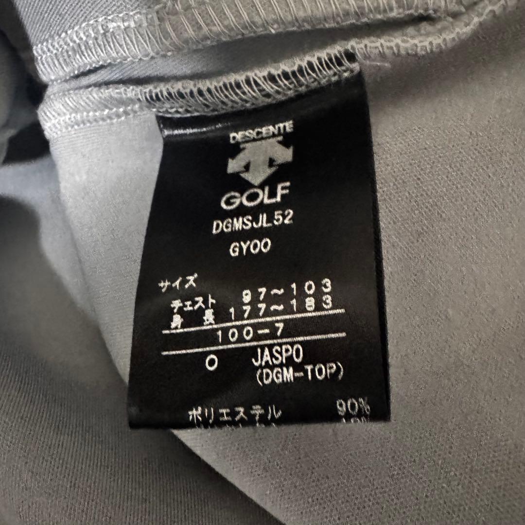 DESCENTE GOLF デサントゴルフ ラバーロゴ フルジップ ジャケット