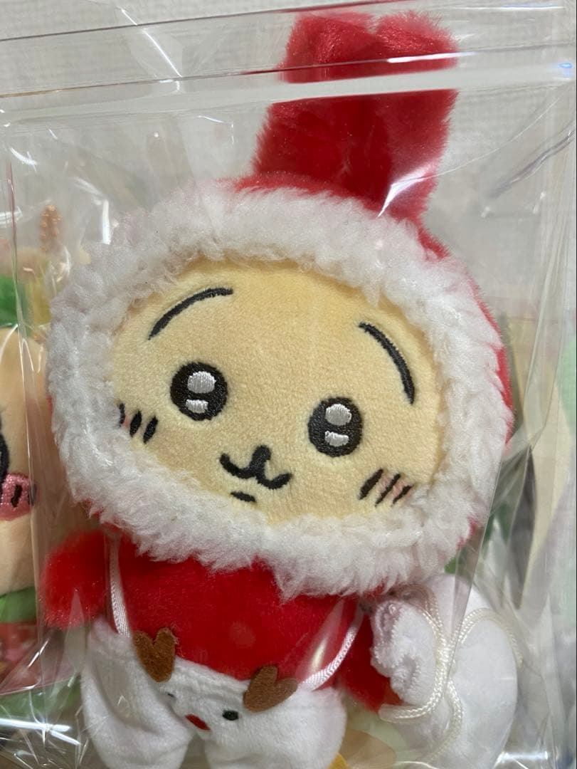 ちいかわ クリスマスだよ！ぷちミニマスコット　うさぎ　正規品　タグ付きぬいぐるみ