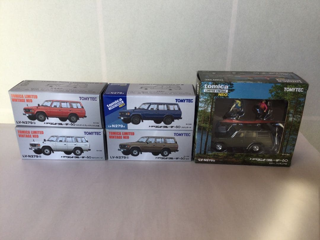 トミカリミテッド ヴィンテージLV-N279 トヨタランドクルーザー60 5台