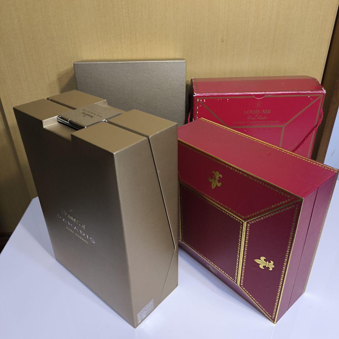 ヘネシー パラディス、ルイ１３世（専用箱、外箱付き)ので2本セット（訳あり）