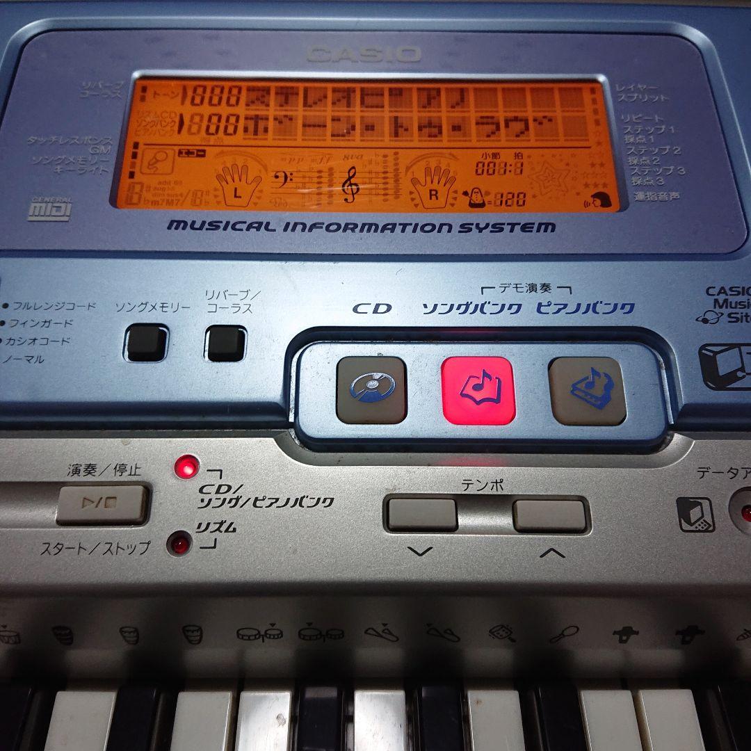 CASIO LK-100 61鍵盤電子キーボード 別売り持ち運べるケース付き