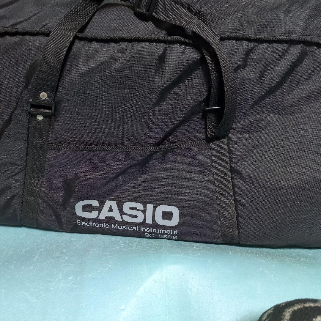 CASIO LK-100 61鍵盤電子キーボード 別売り持ち運べるケース付き