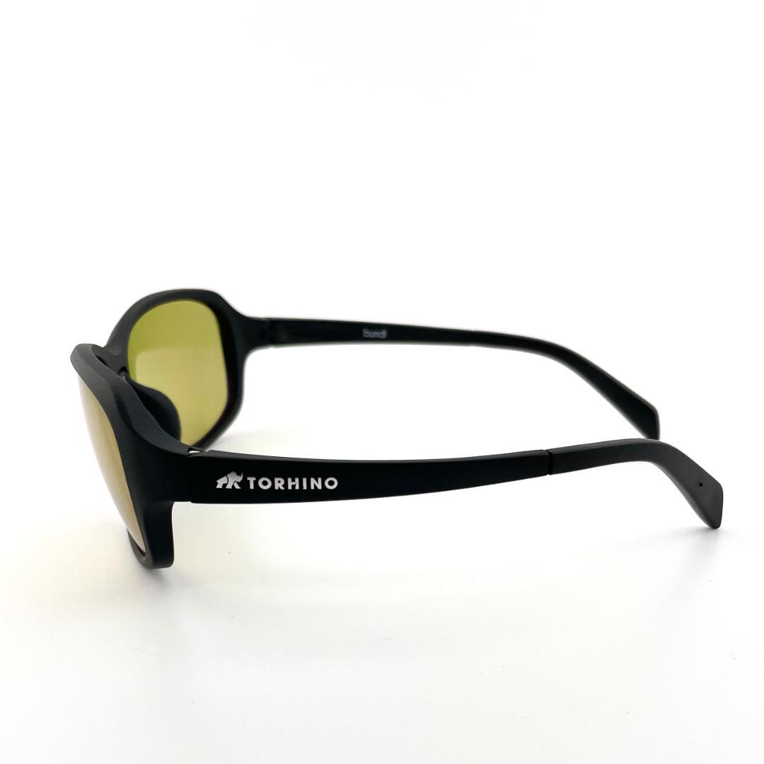 トライノ偏光サングラス　釣り UVカット　サイトイエロー メンズ　偏光レンズ